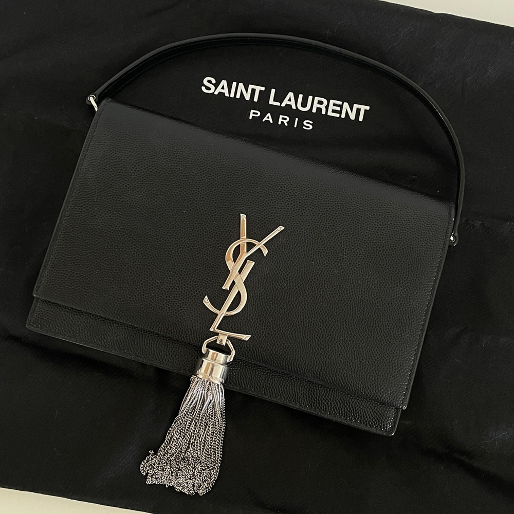 Ysl Saint Laurent Kate Tassel Chain Wallet - image 1